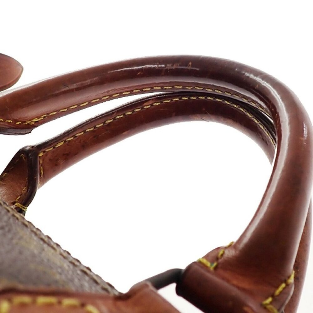 AUTHENTIC LOUIS VUITTON Speedy 35 Travel Hand Bag Monogram Leather Brown - Picture 7 of 8